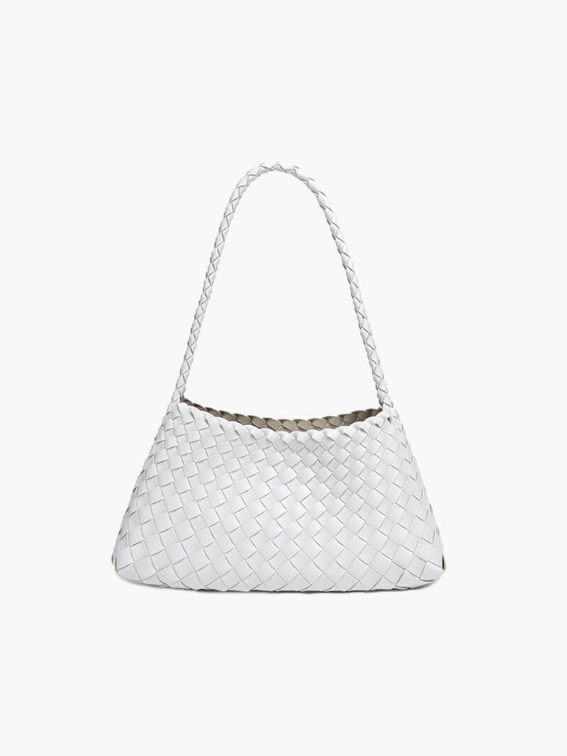 Borsa piccola Marissa in pelle vegana intrecciata
