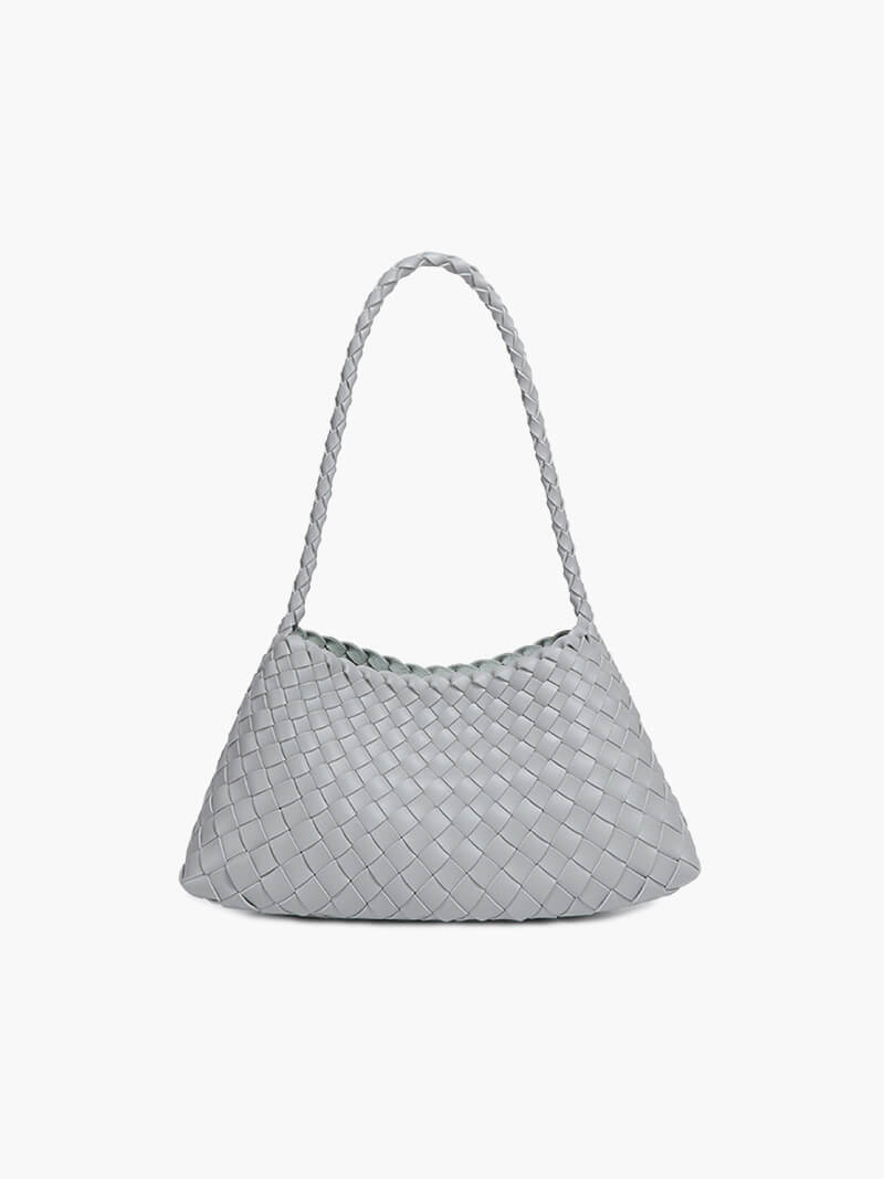 Borsa piccola Marissa in pelle vegana intrecciata