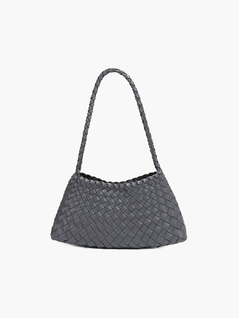 Borsa piccola Marissa in pelle vegana intrecciata