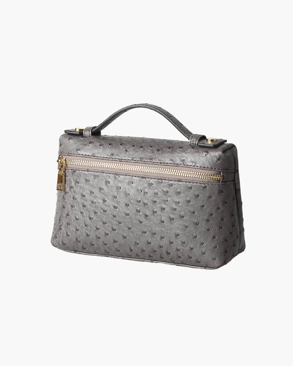 Borsa Marlene con motivo a struzzo