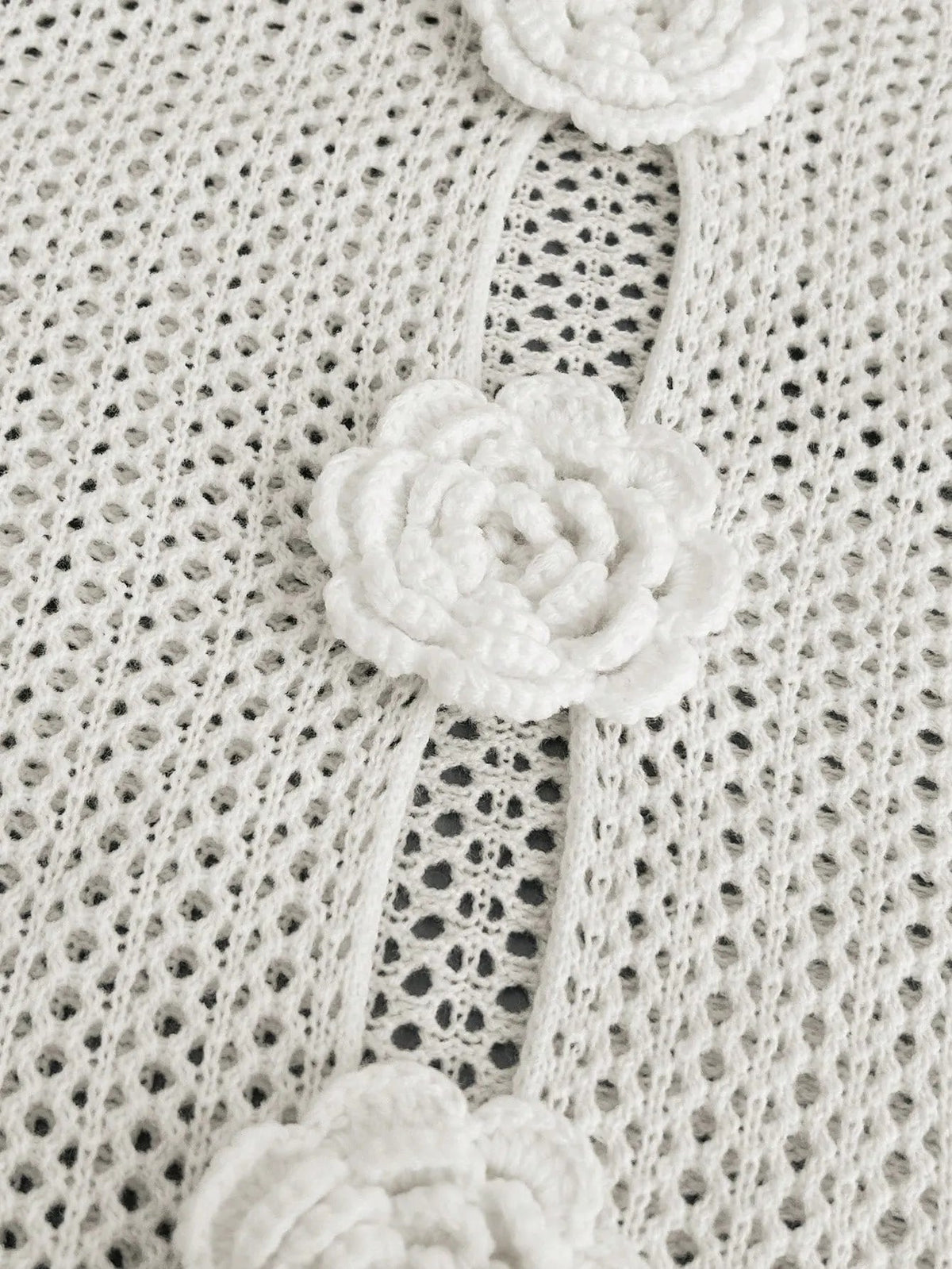 Copricostume all’uncinetto con fiori Marley