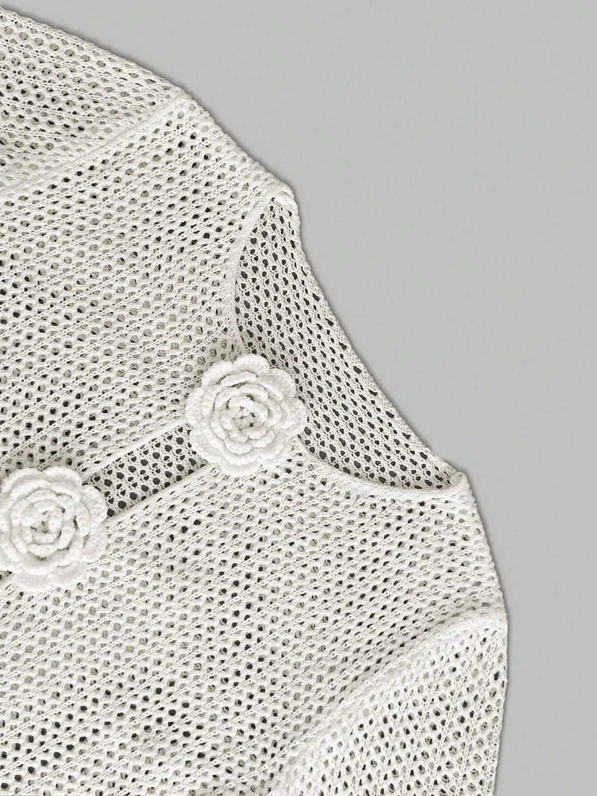 Copricostume all’uncinetto con fiori Marley