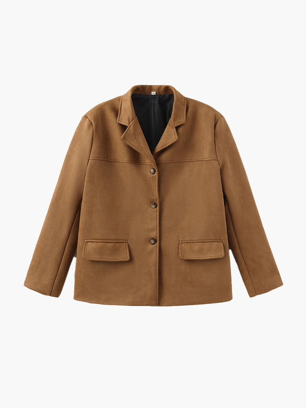 Giacca in finto camoscio Matilda