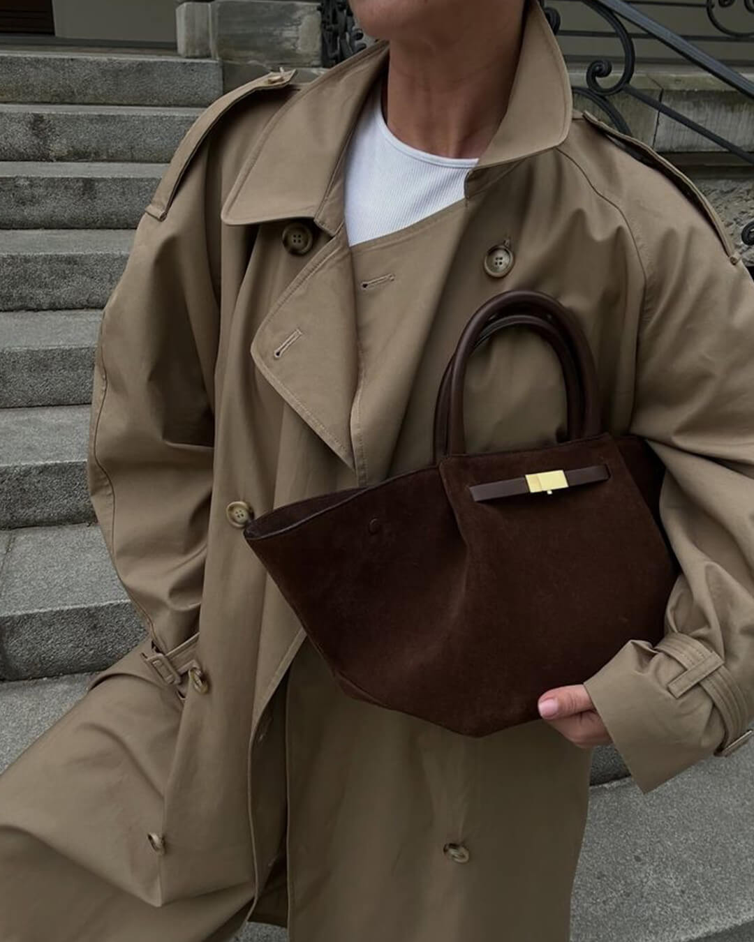 Borsa Melanie in suede