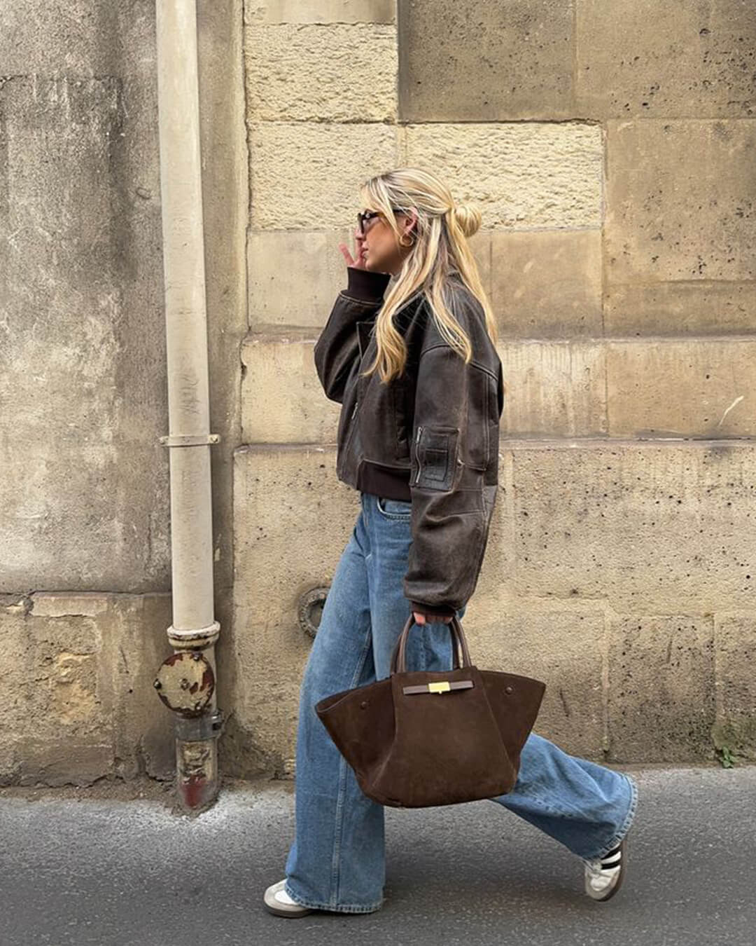 Borsa Melanie in suede