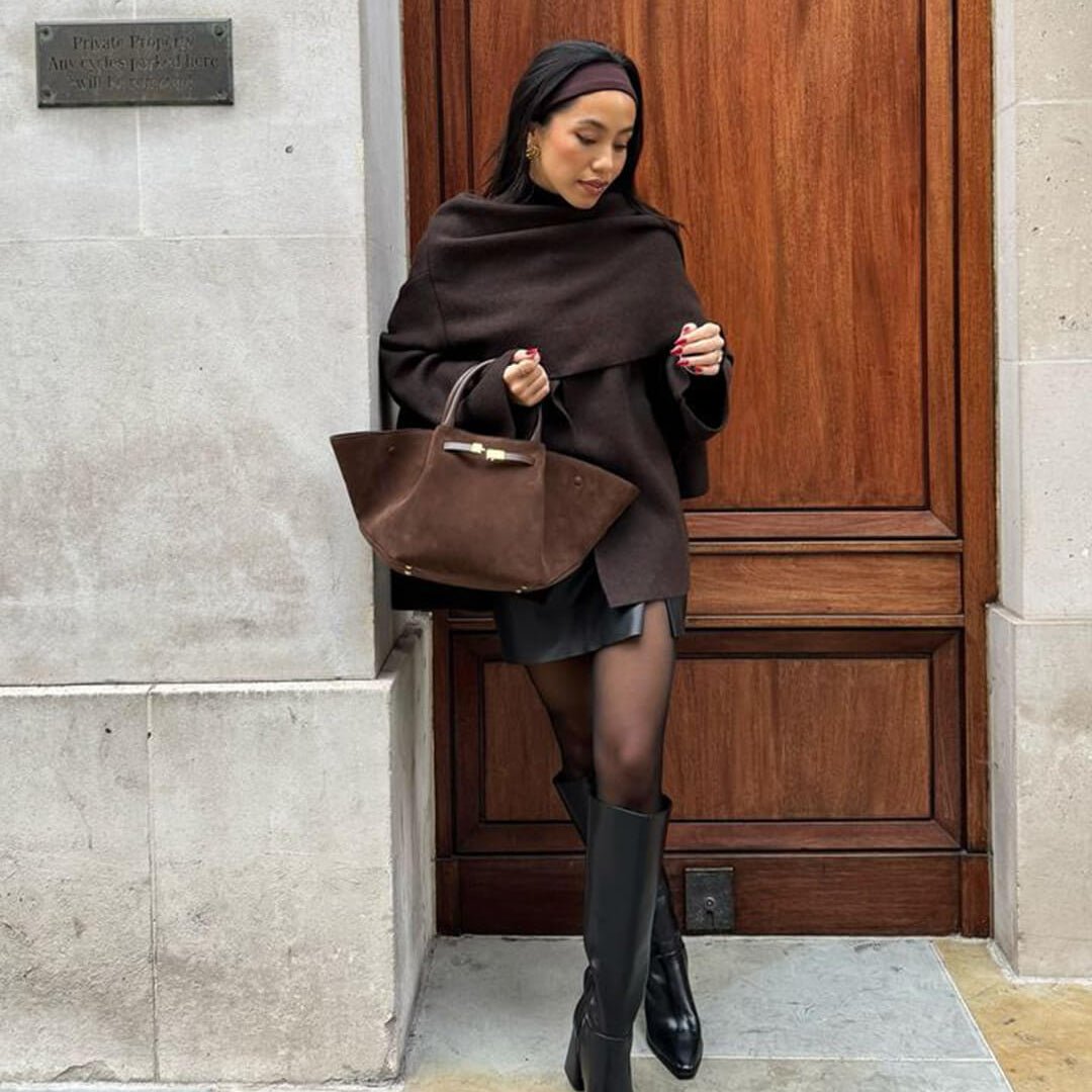 Borsa Melanie in suede