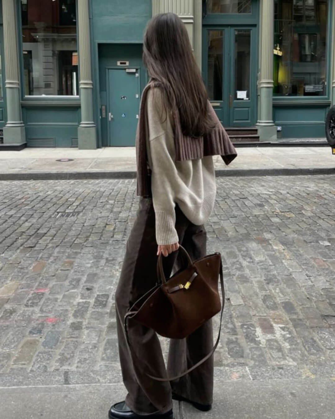Borsa Melanie in suede