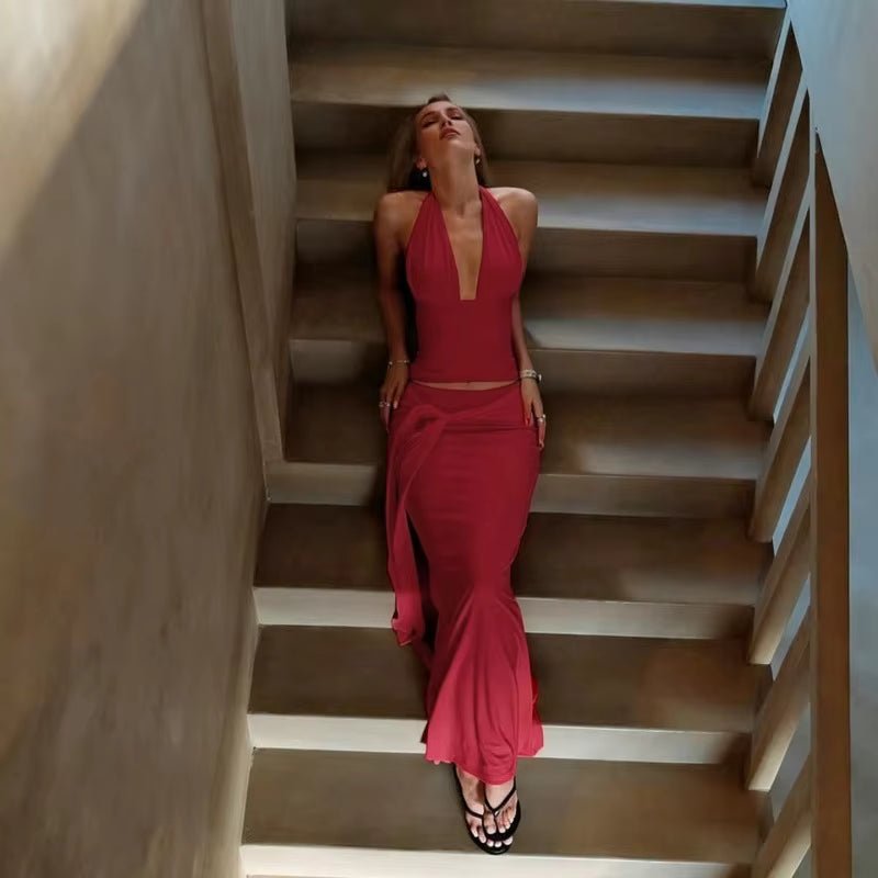 Completo gonna a due pezzi all'americana Melissa