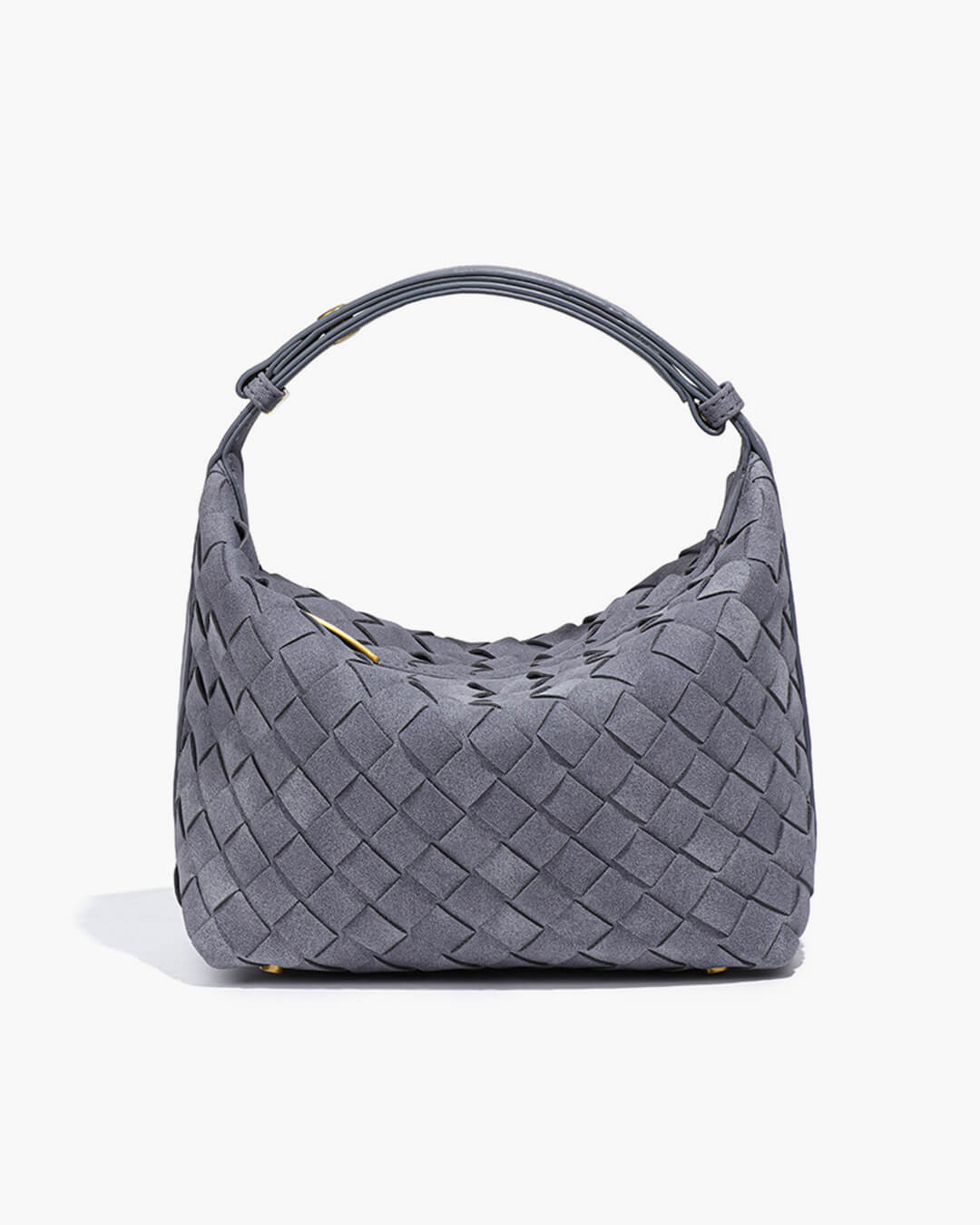 Borsa intrecciata in pelle scamosciata Mica