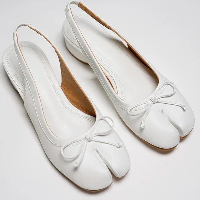 Décolleté Mary Jane da ballerina Miriam con punta divisa