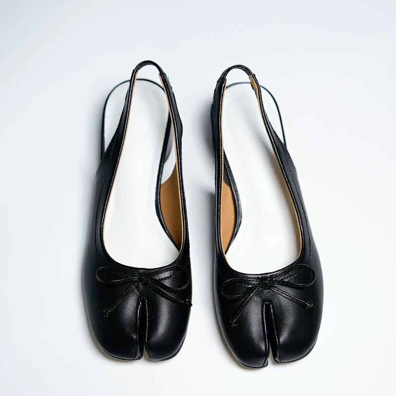 Décolleté Mary Jane da ballerina Miriam con punta divisa