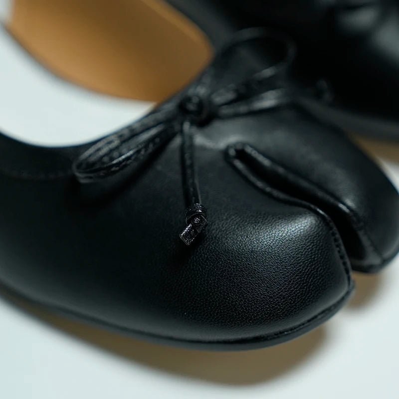 Décolleté Mary Jane da ballerina Miriam con punta divisa