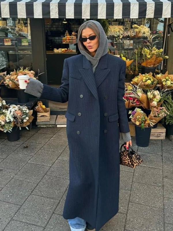 Cappotto lungo doppiopetto Monica