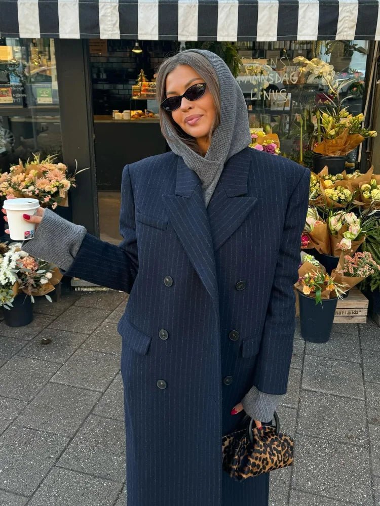 Cappotto lungo doppiopetto Monica