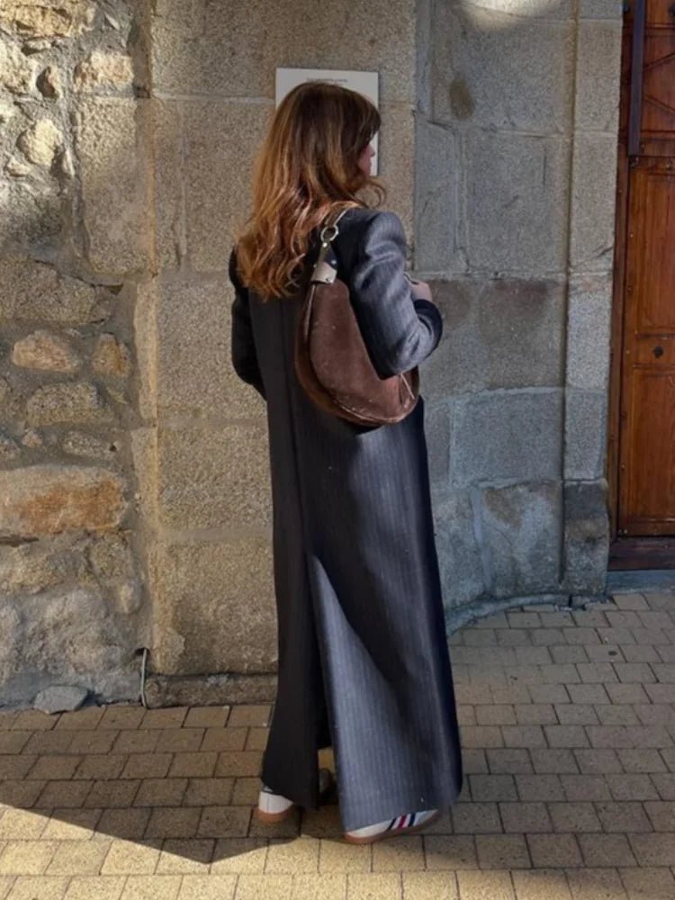 Cappotto lungo doppiopetto Monica