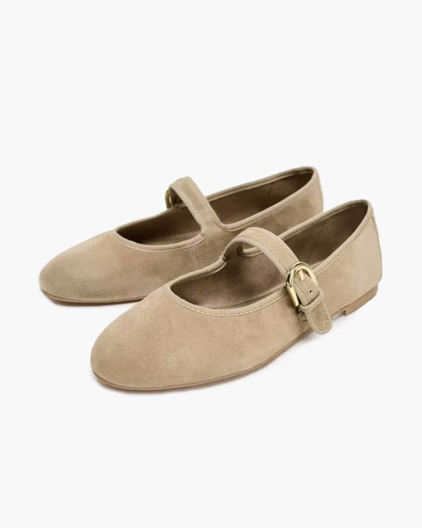 Morgana Suede Ballet Flats