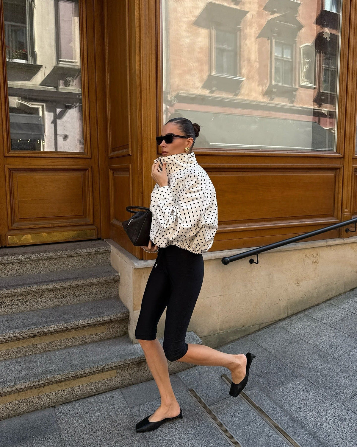 Mya Polka Dot Vintage Jacket