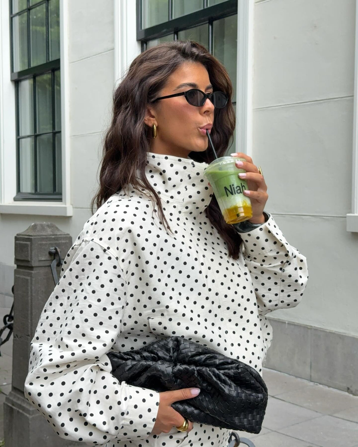 Mya Polka Dot Vintage Jacket