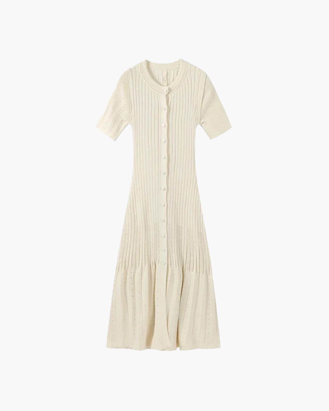 Abito lungo in maglia aderente Nancy