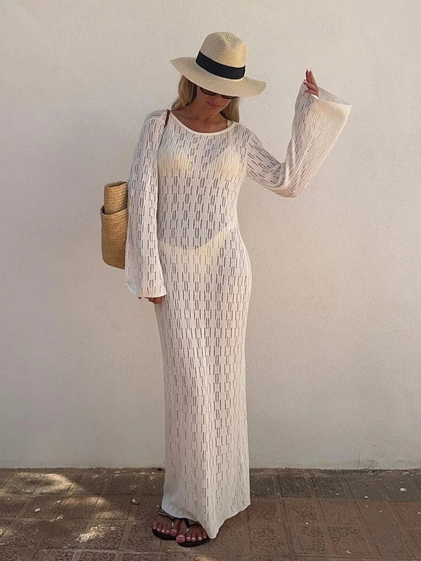 Natalie Backless Knit Dress