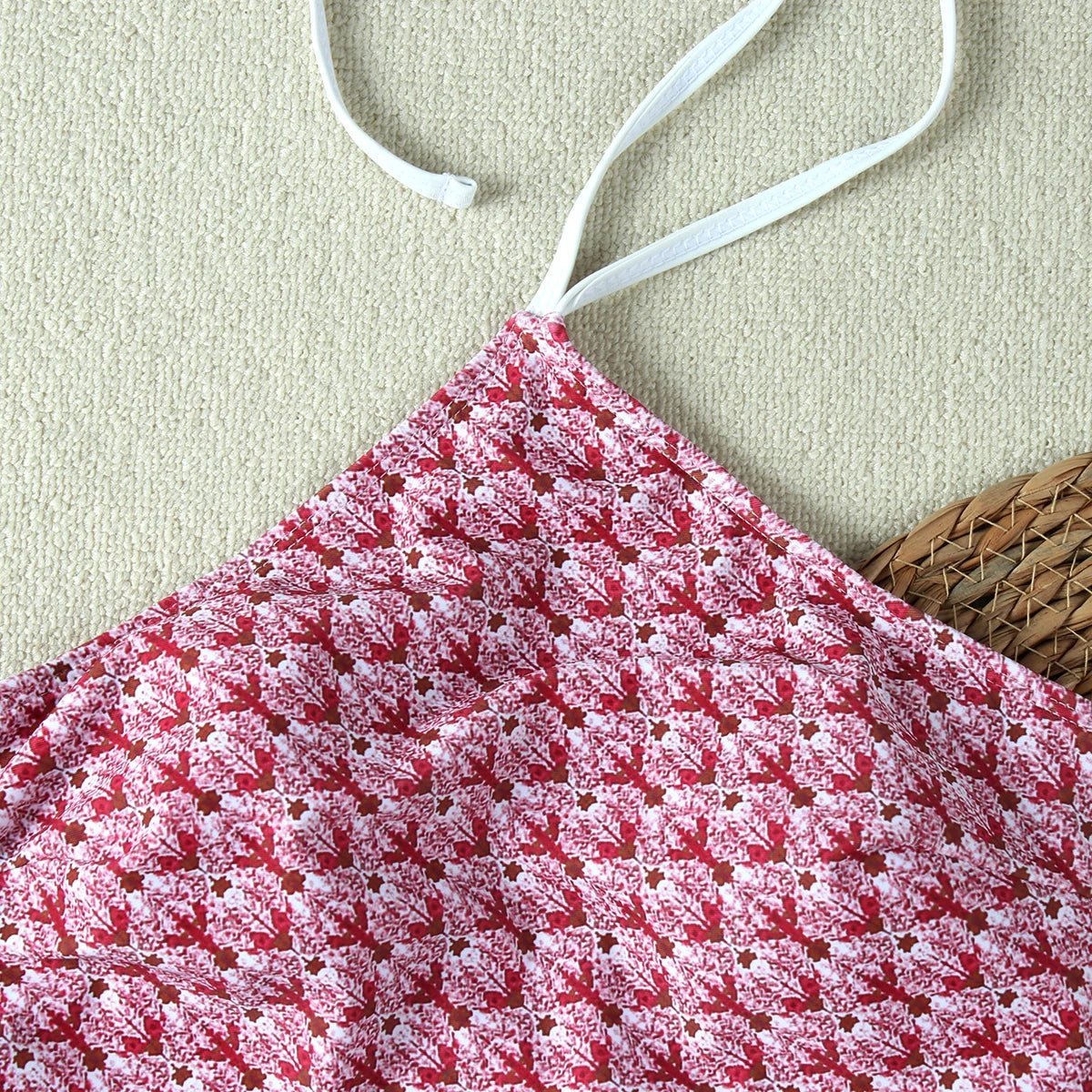Set bikini a tre pezzi con collo alto Natalie