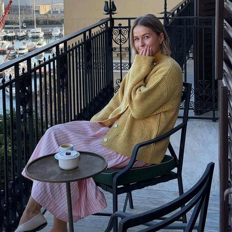 Cardigan in maglia oversize Nicola
