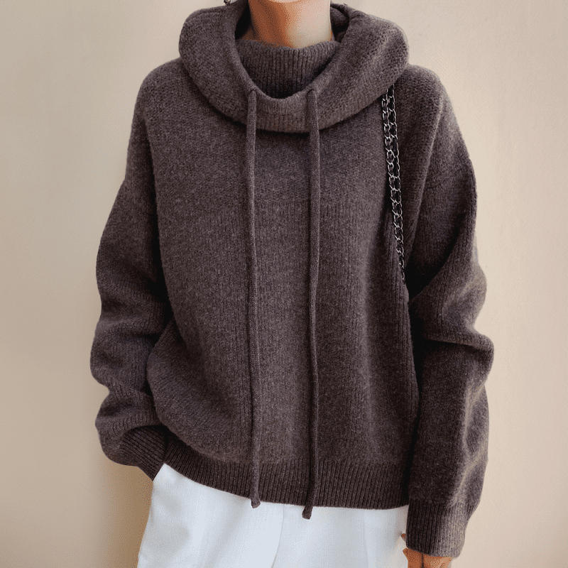 Maglione con cappuccio Nicole