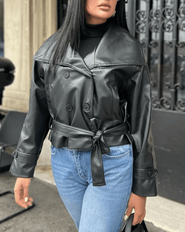 Giacca in pelle Nina
