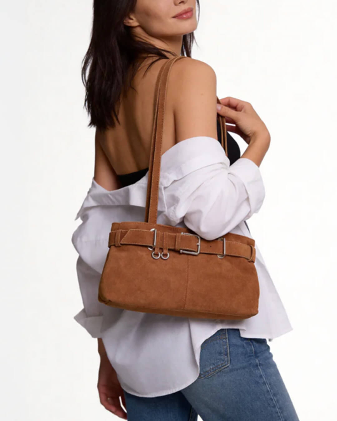 Borsa in camoscio vegano Nora