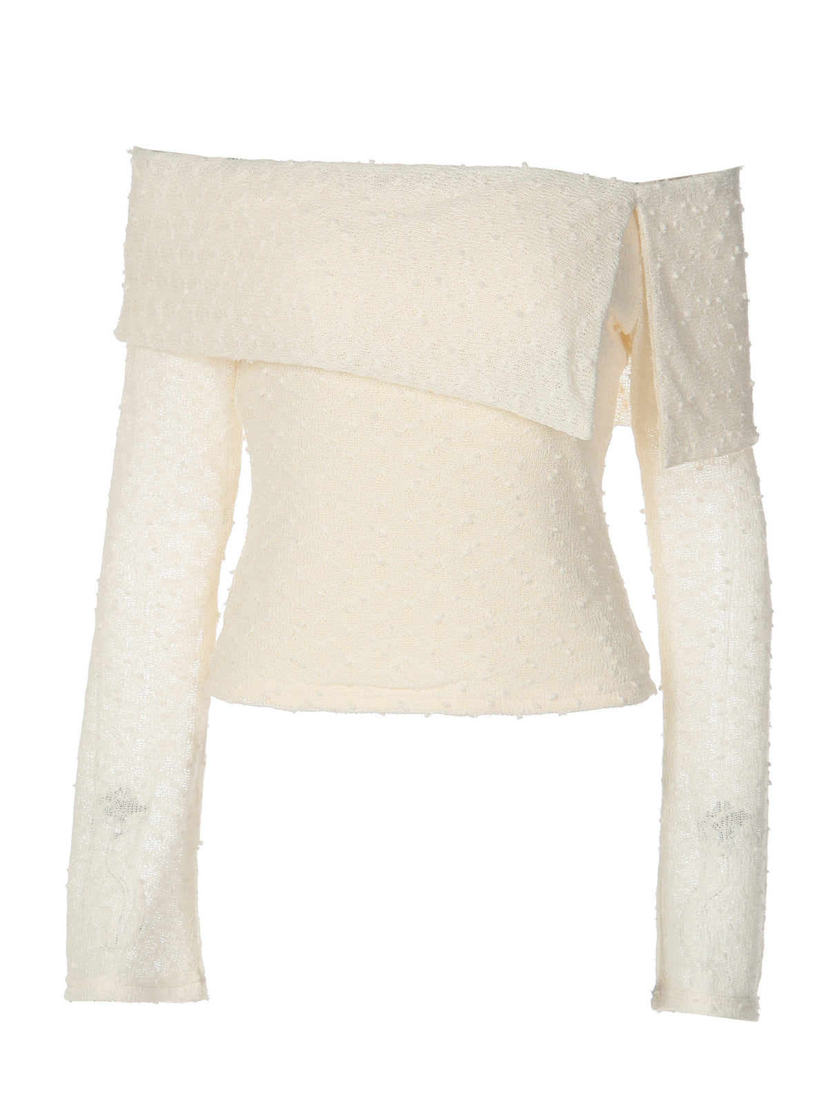 Top a spalle scoperte con risvolto Brisa