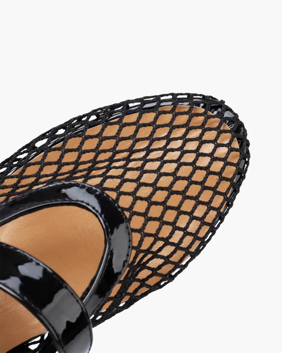 Ballerine in rete con fibbia Ondine