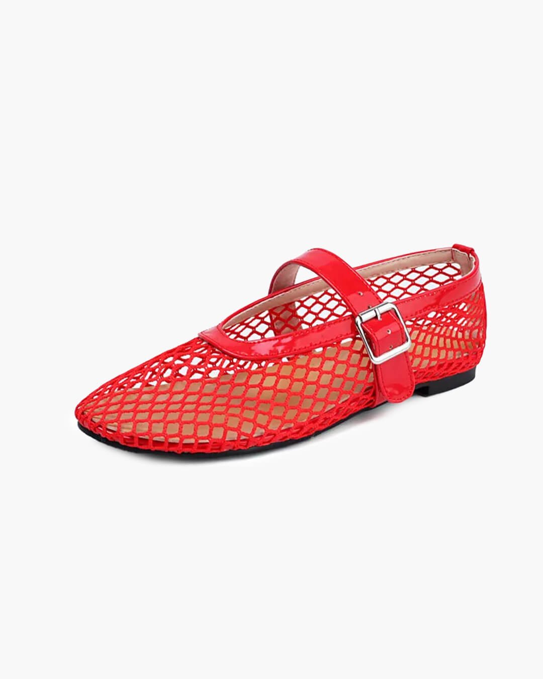 Ballerine in rete con fibbia Ondine