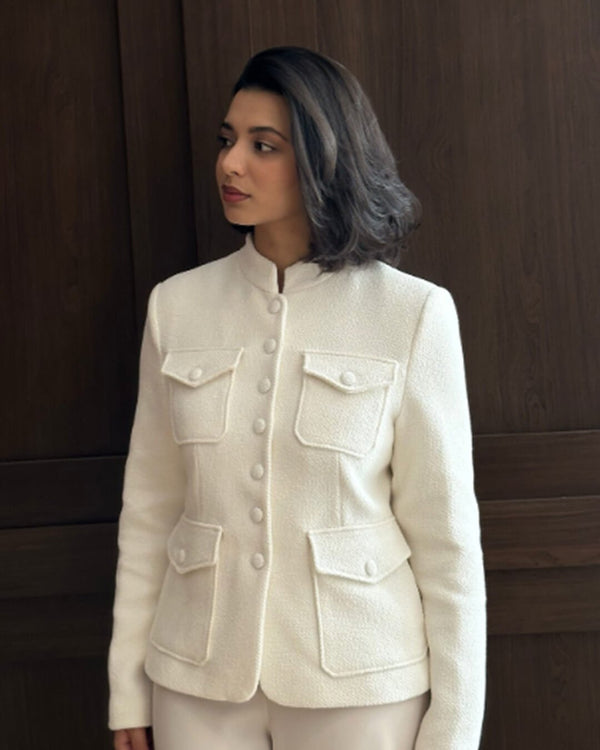 Blazer con bottoni e tasche sul davanti Ophelia