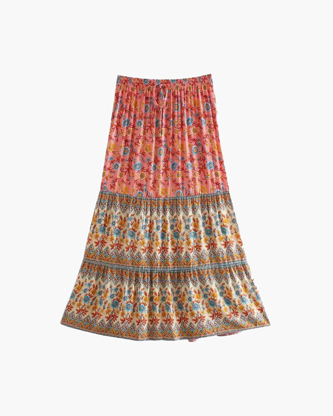 Gonna da spiaggia boho floreale Ottavia