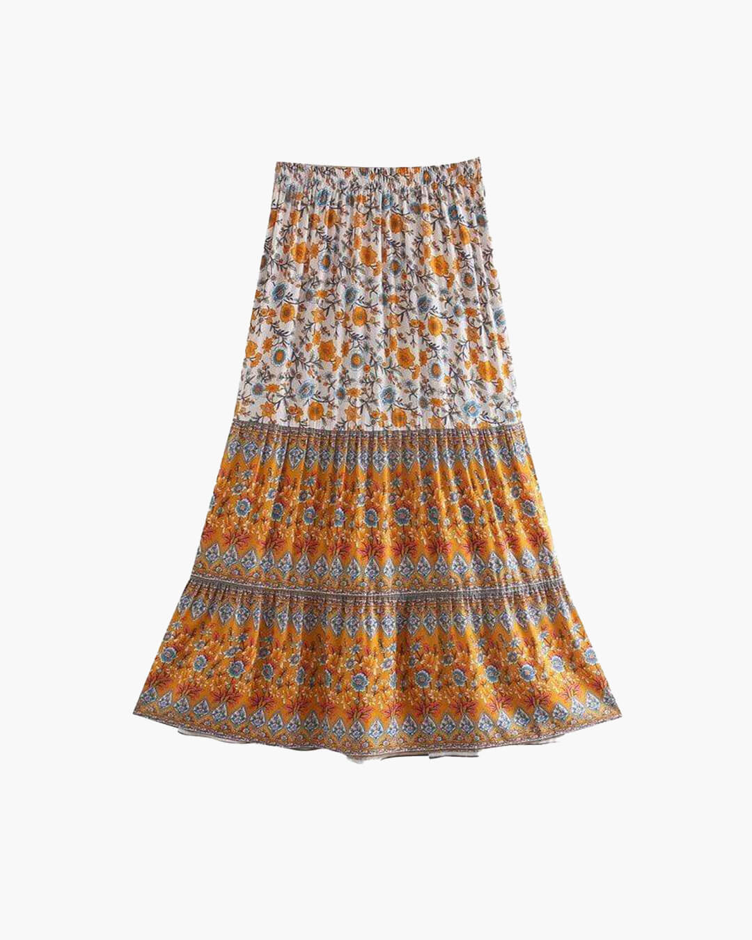 Gonna da spiaggia boho floreale Ottavia
