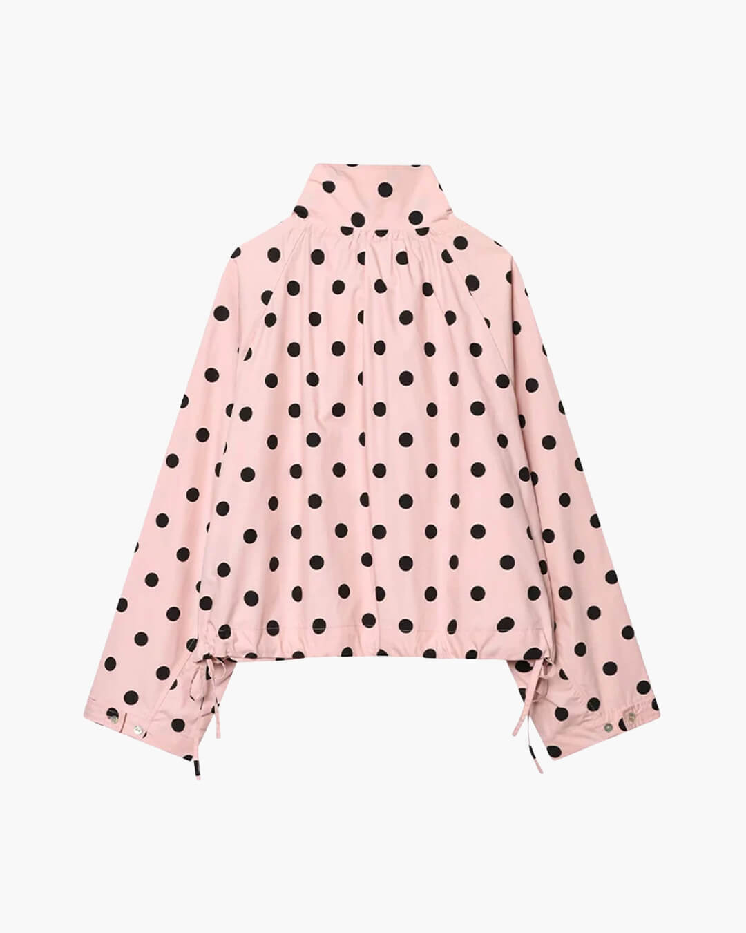 Giacca Patricia a pois con collo alto
