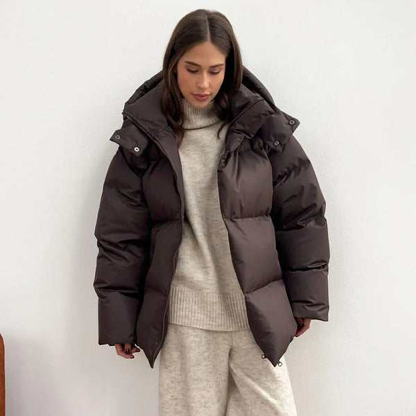 Parka oversize trapuntato
