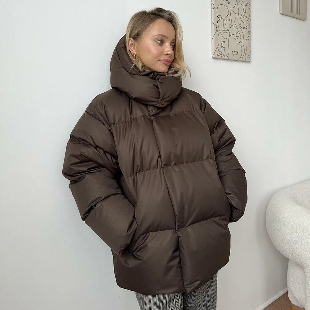 Parka oversize trapuntato