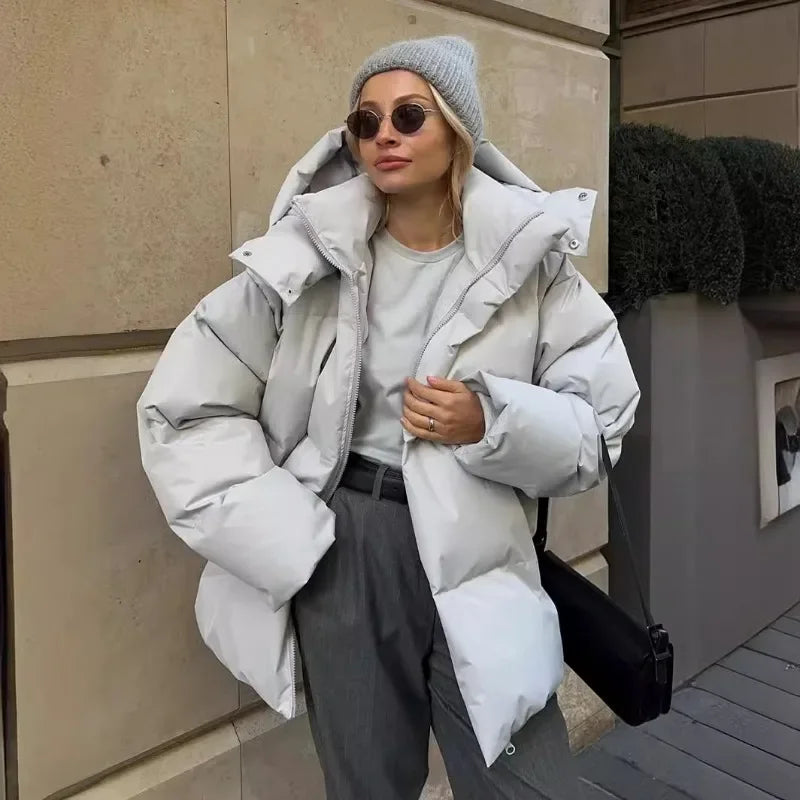 Parka oversize trapuntato