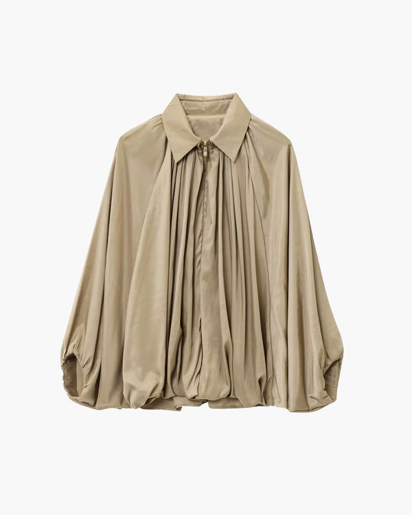 Giacca plissettata con zip Ritchel