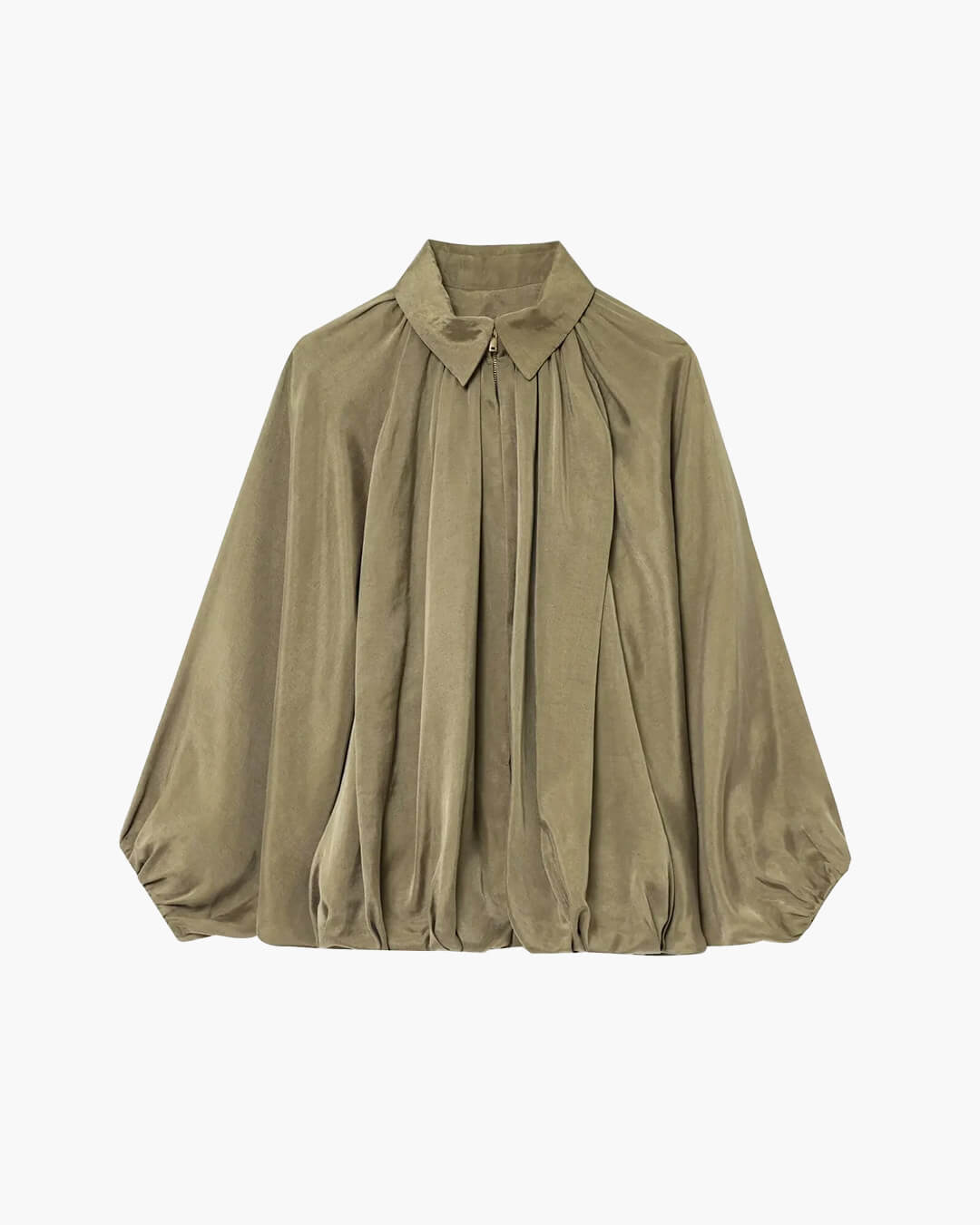 Giacca plissettata con zip Ritchel