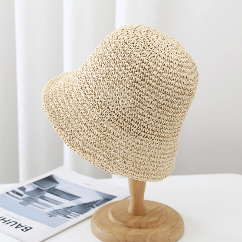 Cappello a secchiello intrecciato Roos