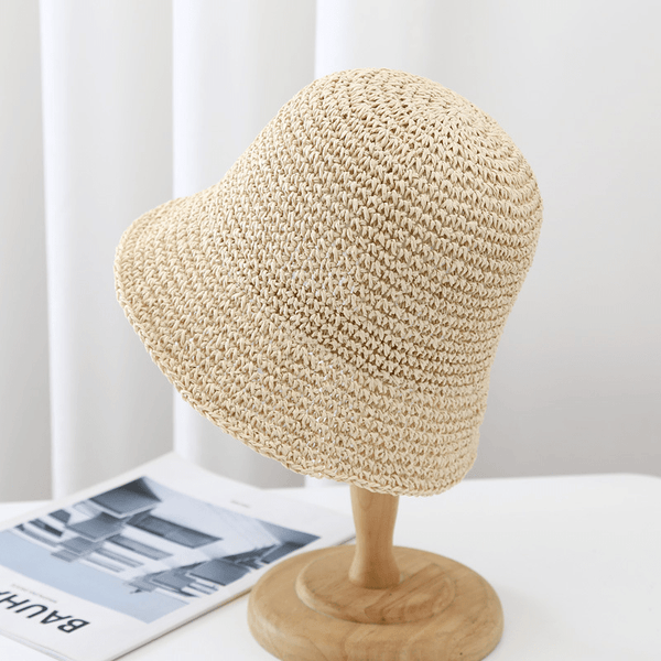 Cappello a secchiello intrecciato Roos