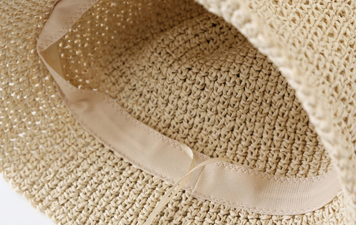 Cappello a secchiello intrecciato Roos