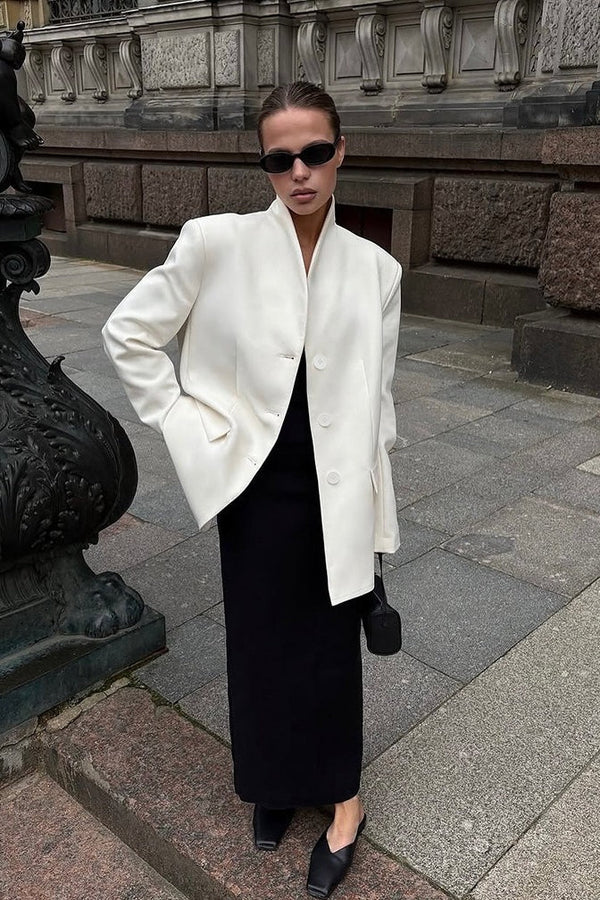 Blazer con collo rialzato Roxie