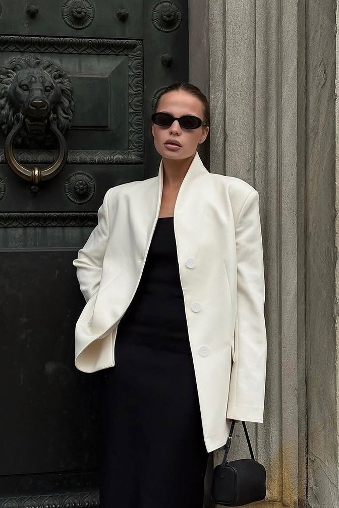 Blazer con collo rialzato Roxie