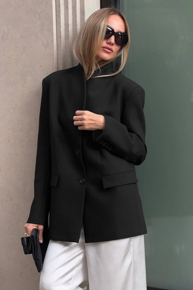 Blazer con collo rialzato Roxie