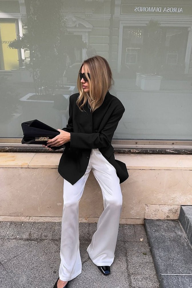 Blazer con collo rialzato Roxie