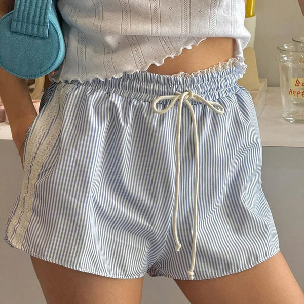 Shorts a righe con coulisse Ruby