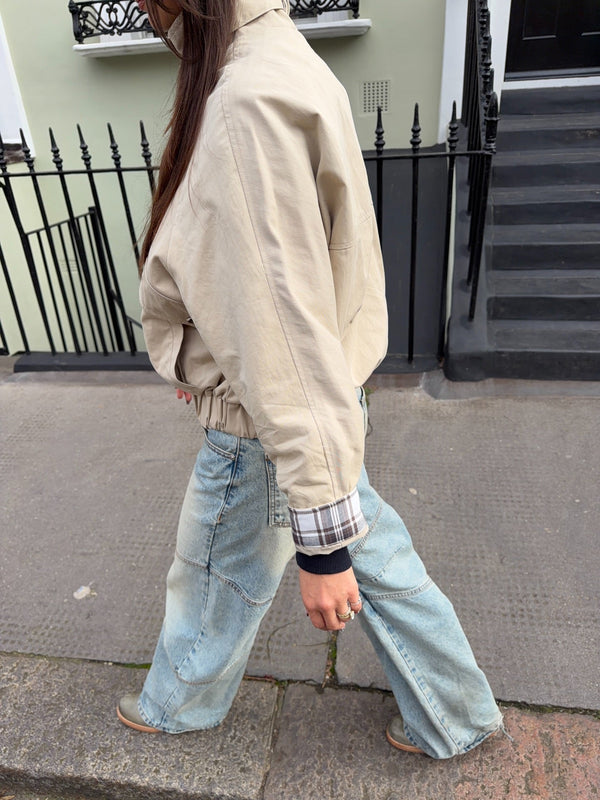 Giacca casual Runa con collo alla coreana